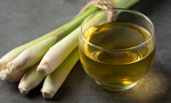 cup of lemongrass herbal tea